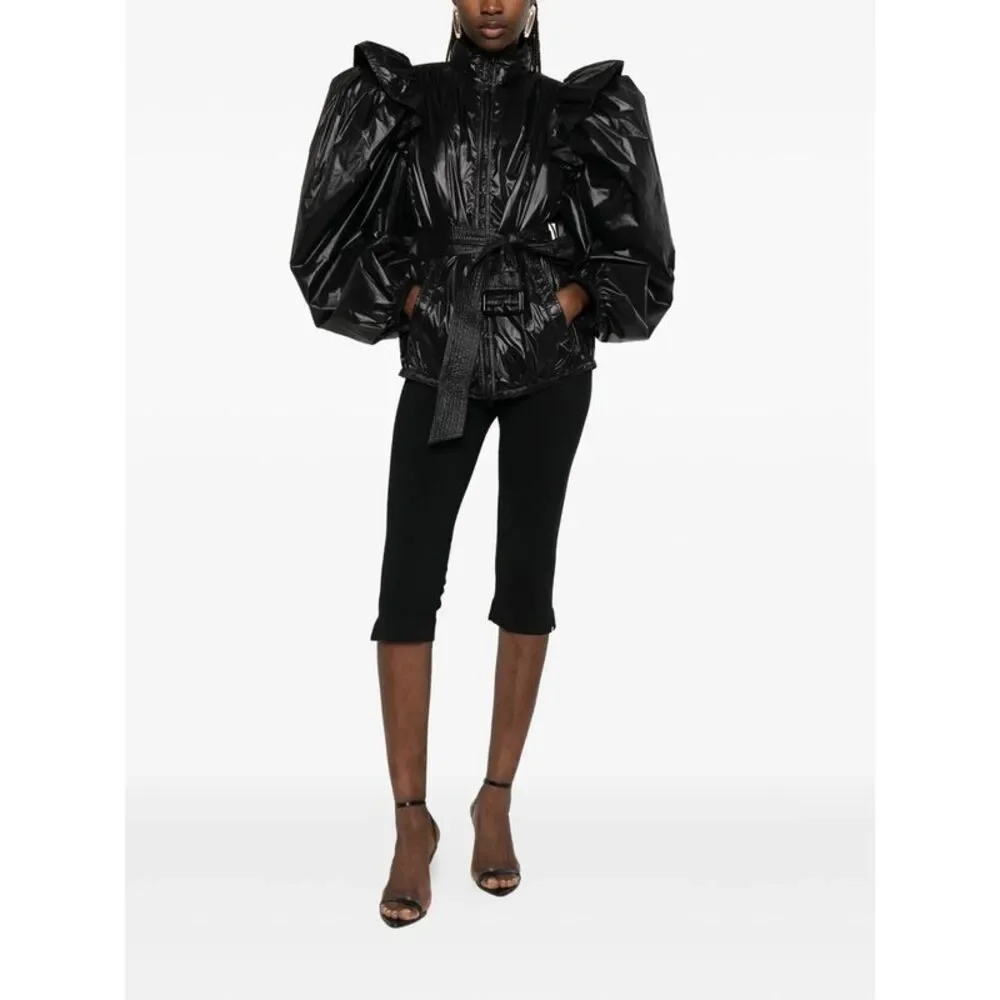 Saint Laurent Black Jackets - Puffer Jackets Women - Picture 3 of 5